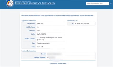 appointment cenomar|Request CENOMAR Certificate Online .